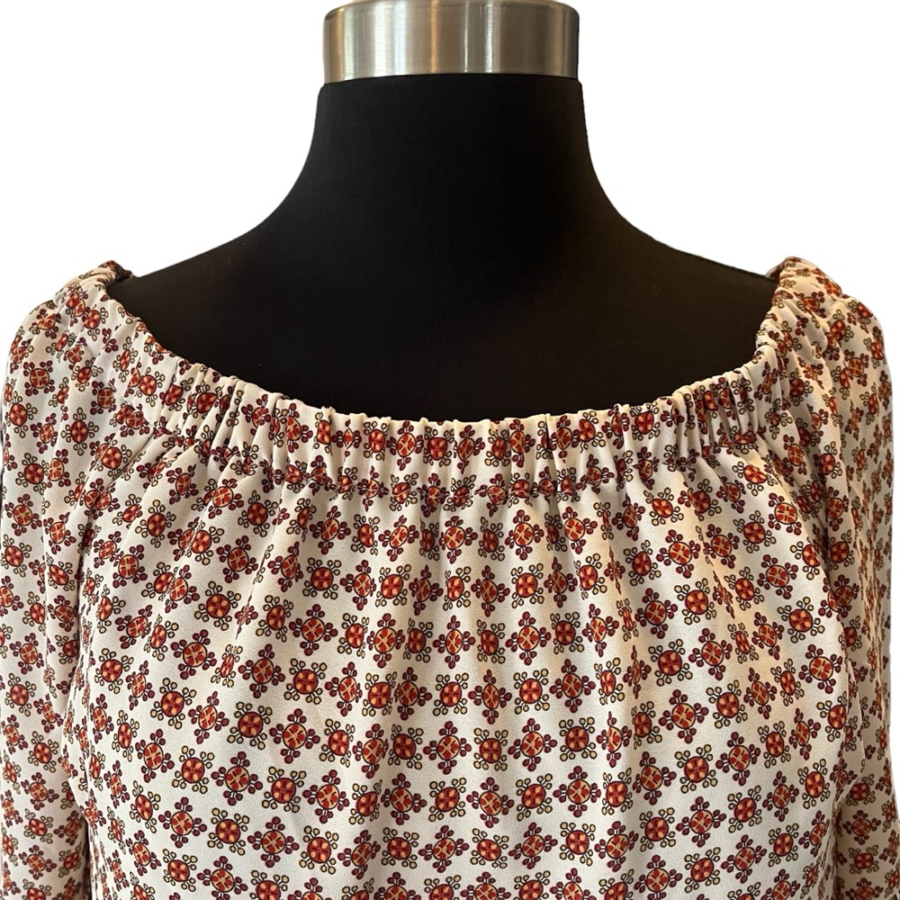 Carolina Belle Montreal retro off shoulder shift dress bell sleeve 2 sma… - Picture 4 of 15